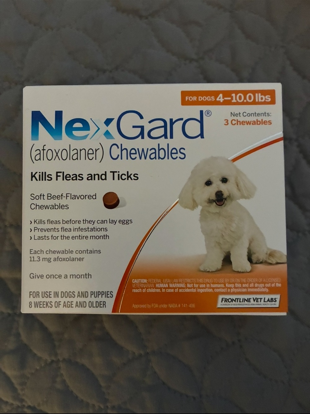 Nexgard for dogs 4-10 lbs 3 month supply SALE SALE SALE